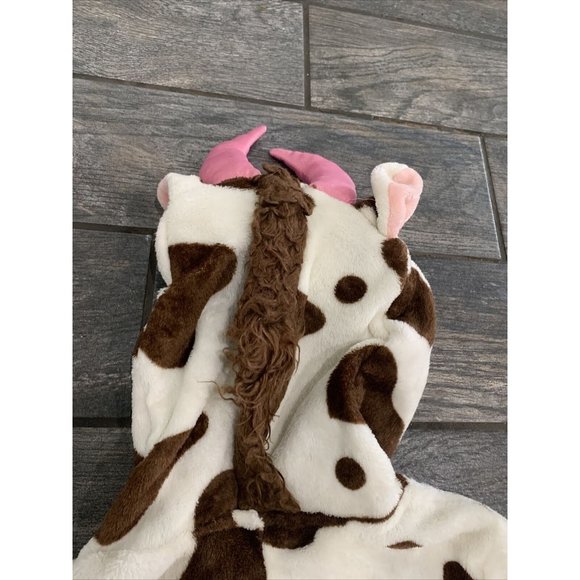 Secret Treasures Brown Cow Hoodie Halloween Cosplay One-Piece, Sz Small EUC - Picture 11 of 12